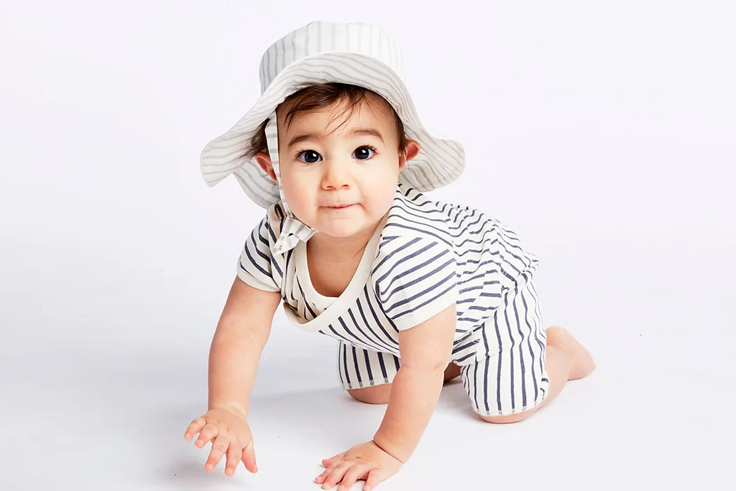 baby crawling on the floor