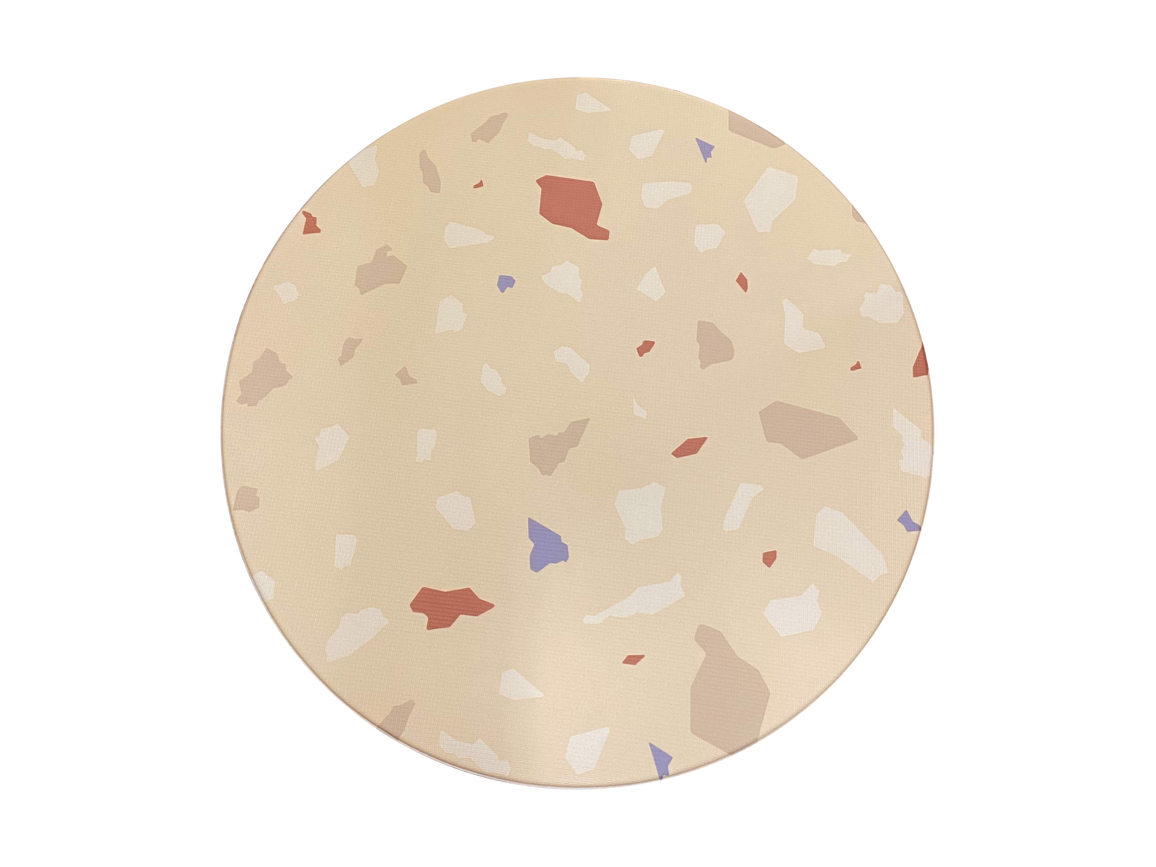 lollibly terrazzo round play mat