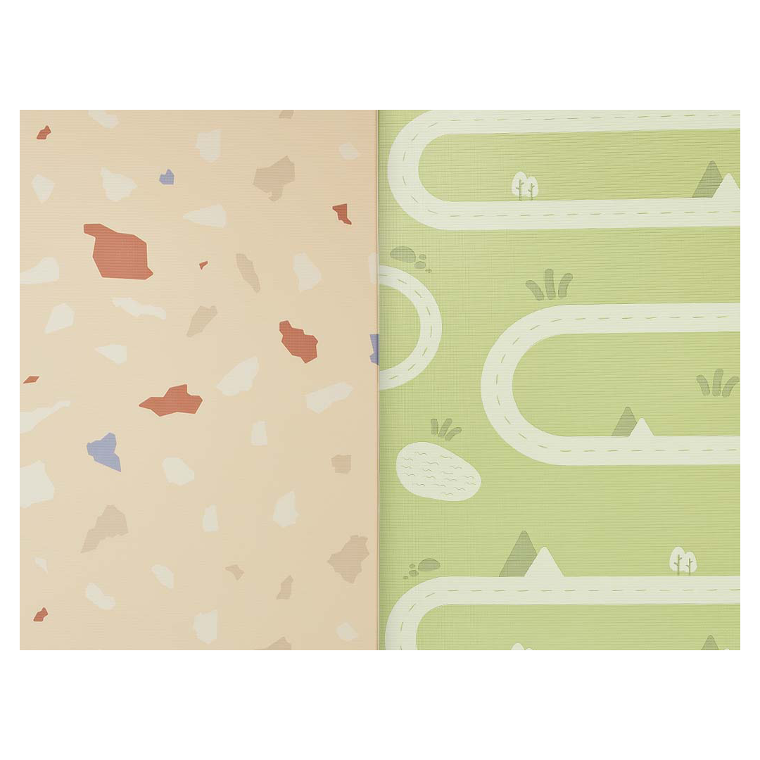 lollibly terrazzo and habitat dual sided print