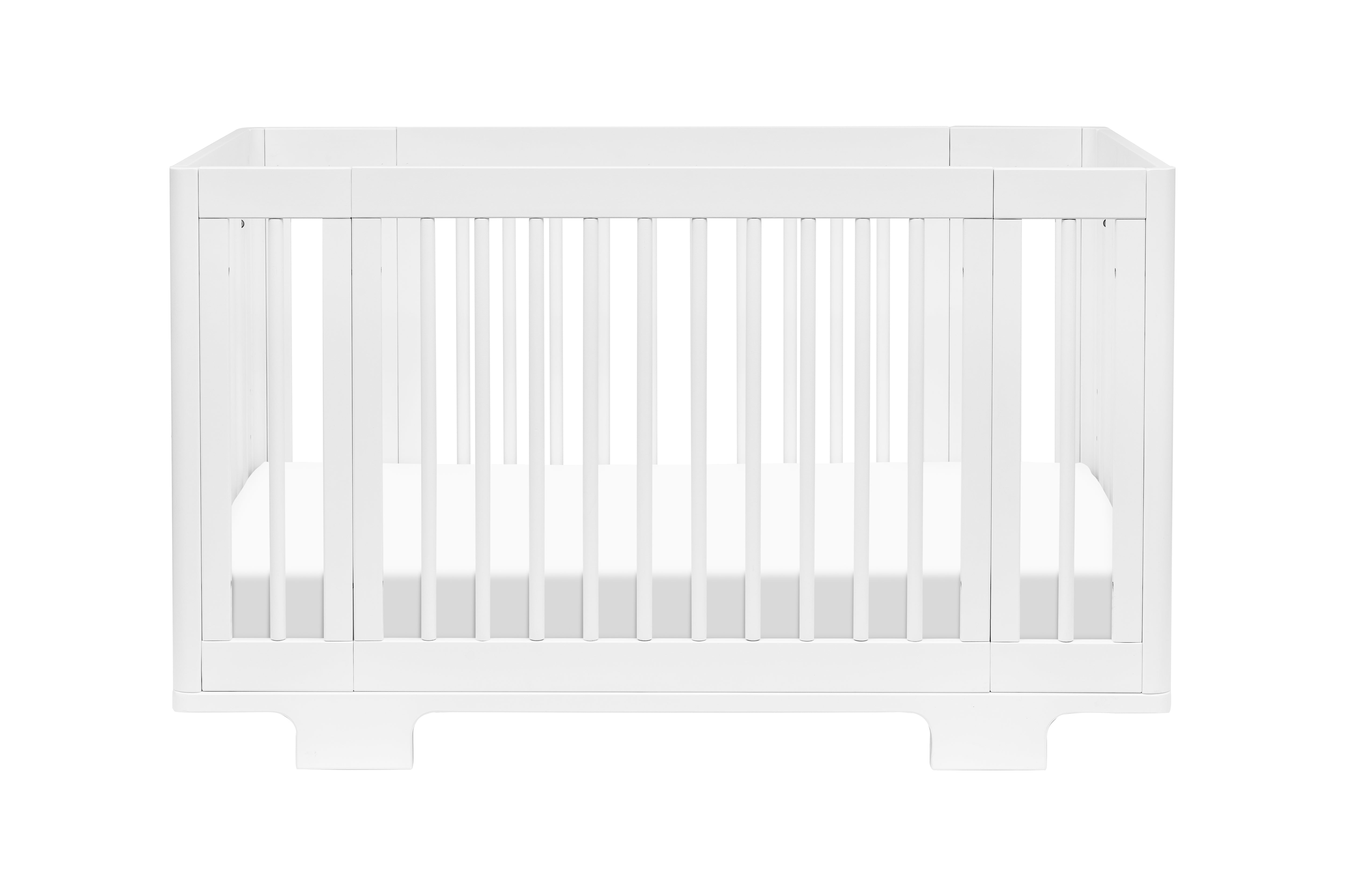 Babyletto Yuzu 8-in-1 Convertible Crib White#color_white