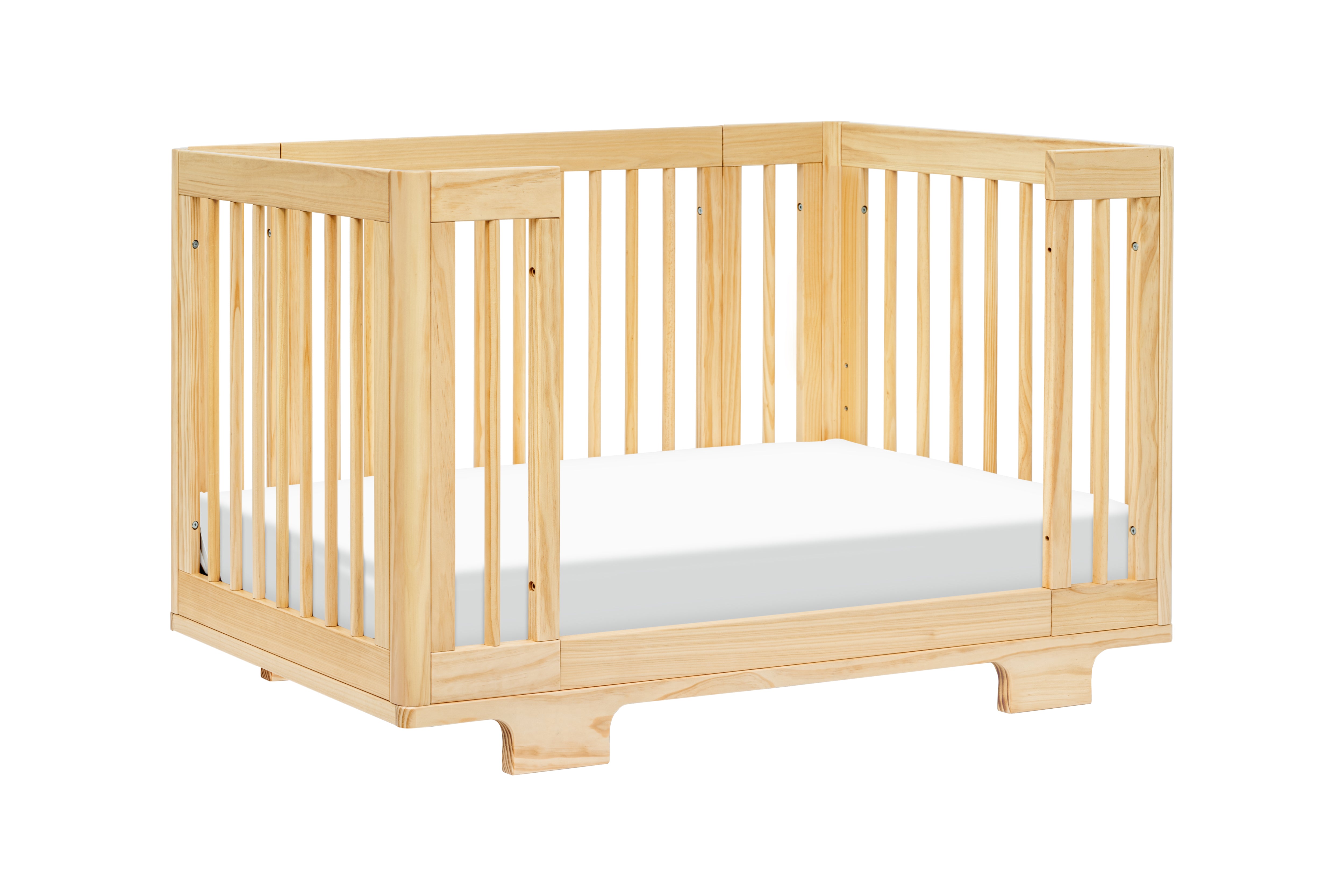 Babyletto Yuzu 8-in-1 Convertible Crib Natural#color_natural